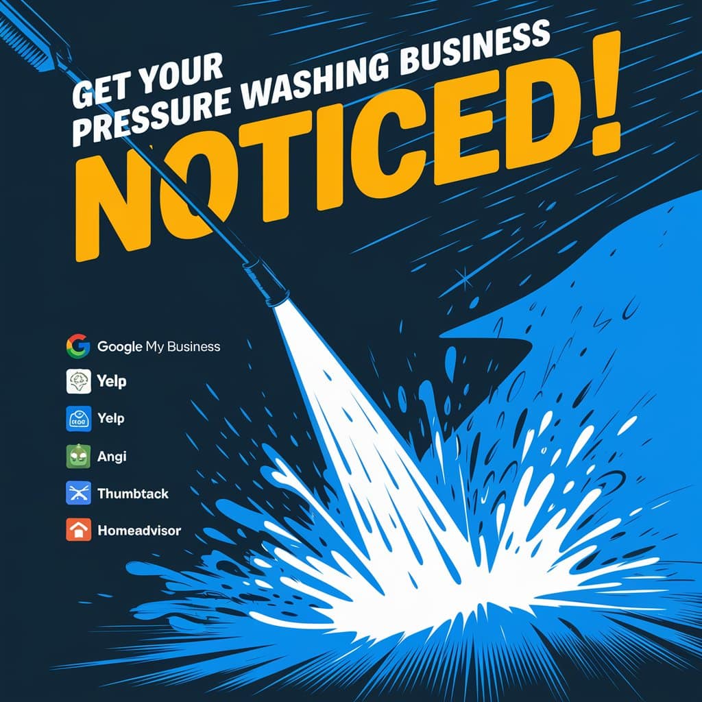 Want more people to notice your pressure washing services Try these platforms- Digital Marketing- Top Notch SMMA Agency in USA- MindsUp Media